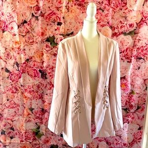 No tags but never worn blush pink blazer